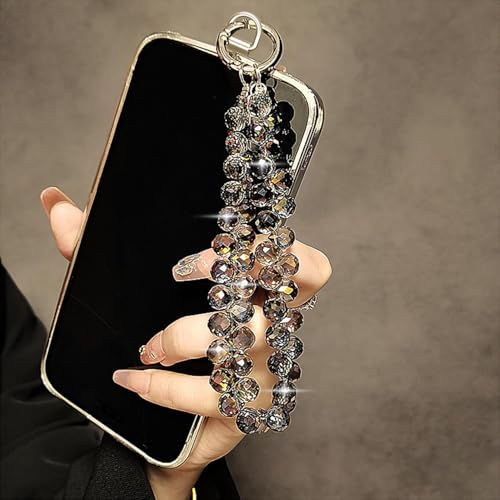 ZORBES® Beaded Phone Wrist Strap Cellphone Lanyard Chain Sparkling Wristlet Bracelet for Women 3PCS ZORBES® Beaded Phone Wrist Strap Cellphone Lanyard Chain Sparkling Wristlet Bracelet for Women 3PCS